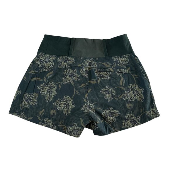 Athleta Printed Trekkie North Short Terra Firma Olive Green Size 2 657667‎ $69 - Picture 10 of 12